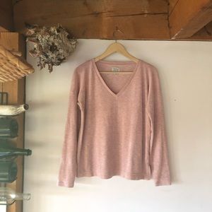J.Crew Pink V-Neck Sweater